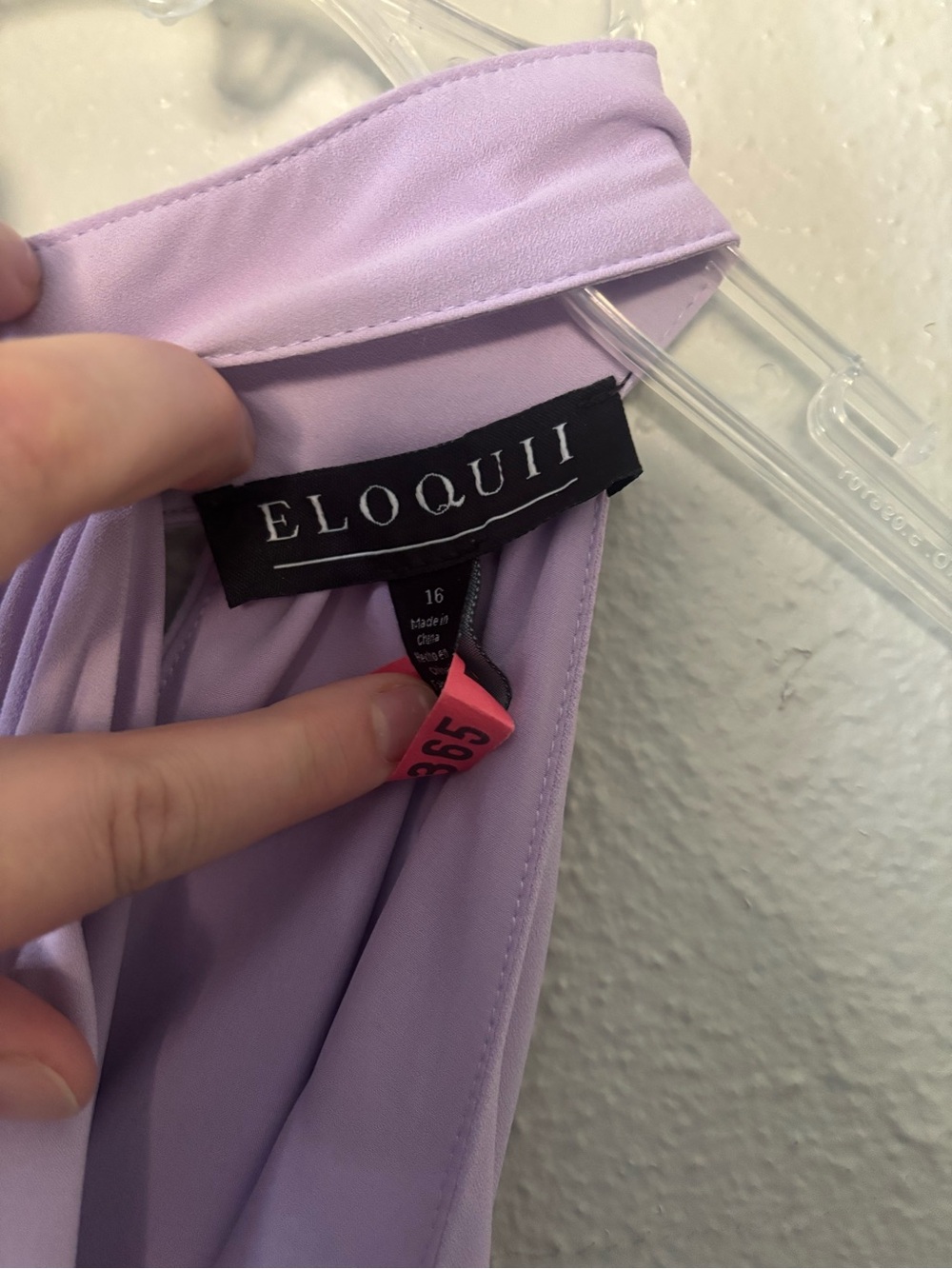 Eloquii Lilac Halter Dress - Picture 5 of 8